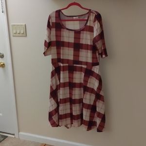3XL plaid Lularoe Nicole